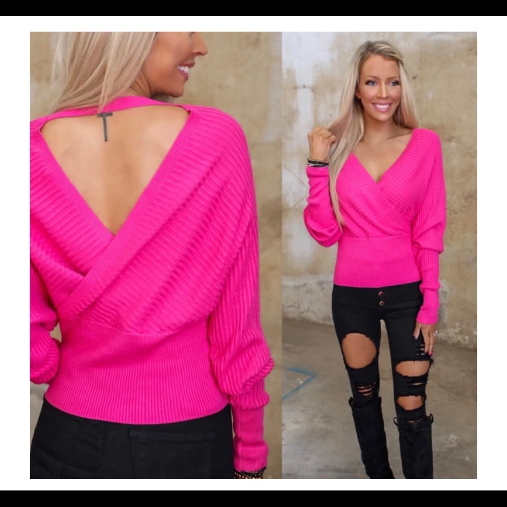 Pink sweater